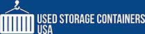 used storage containers usa logo